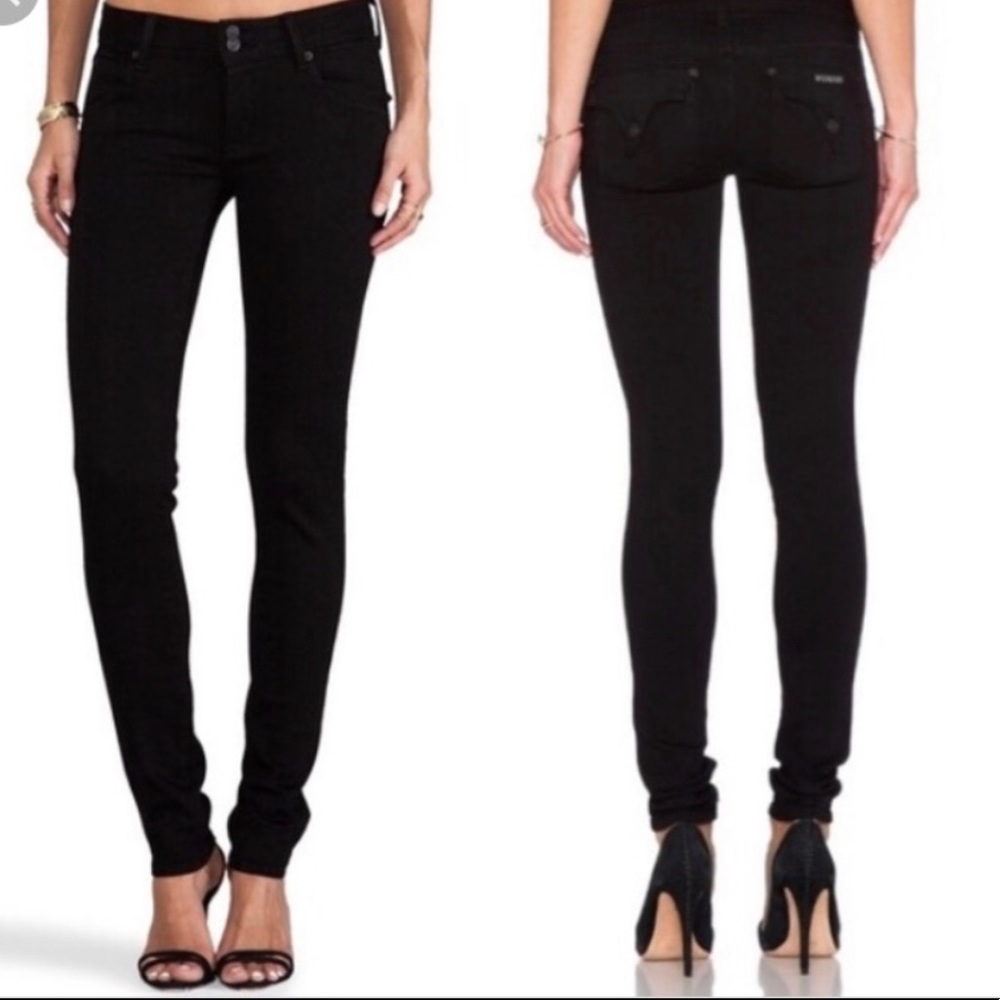 HUDSON | Collin Flap black skinny jean